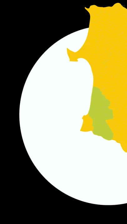秋田県の地図